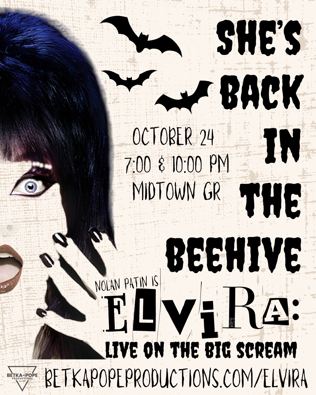 (Nolan Patin Is) Elvira: Live On The Big Scream!