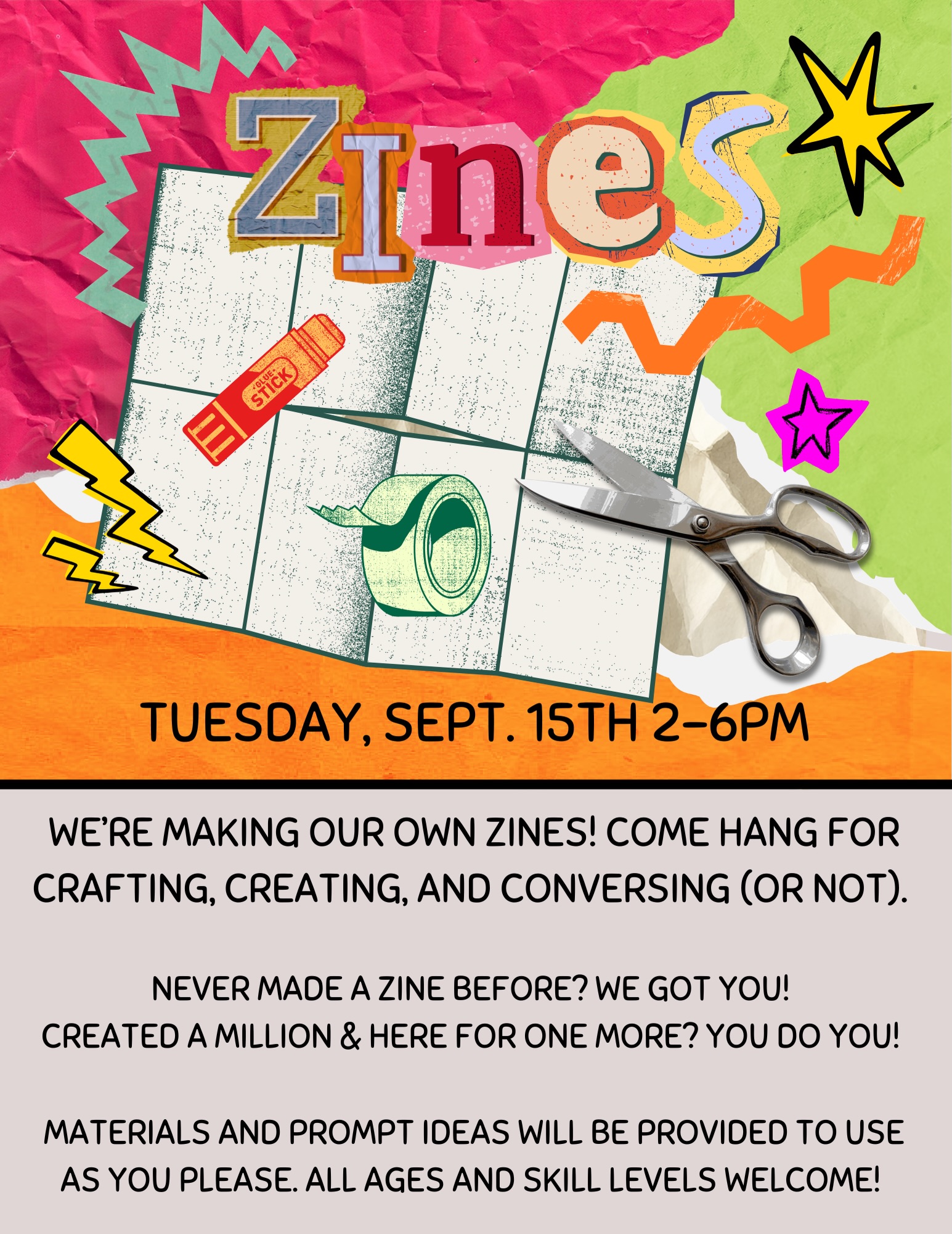 Zine Crafting With Oli