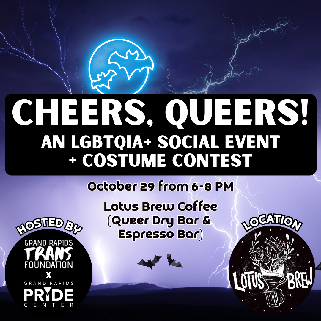 Cheers, Queers! An LGBTQIA+ Social Event + Costume Contest!