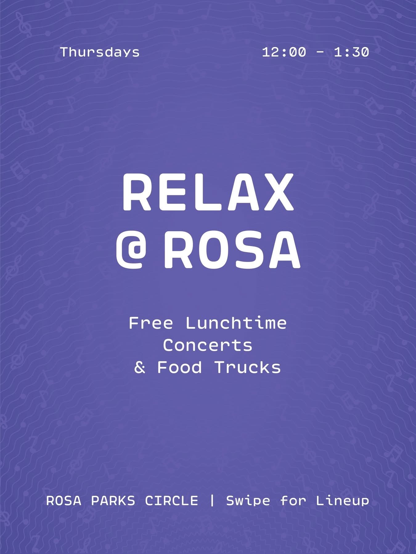 Relax at Rosa at Rosa Parks Circle